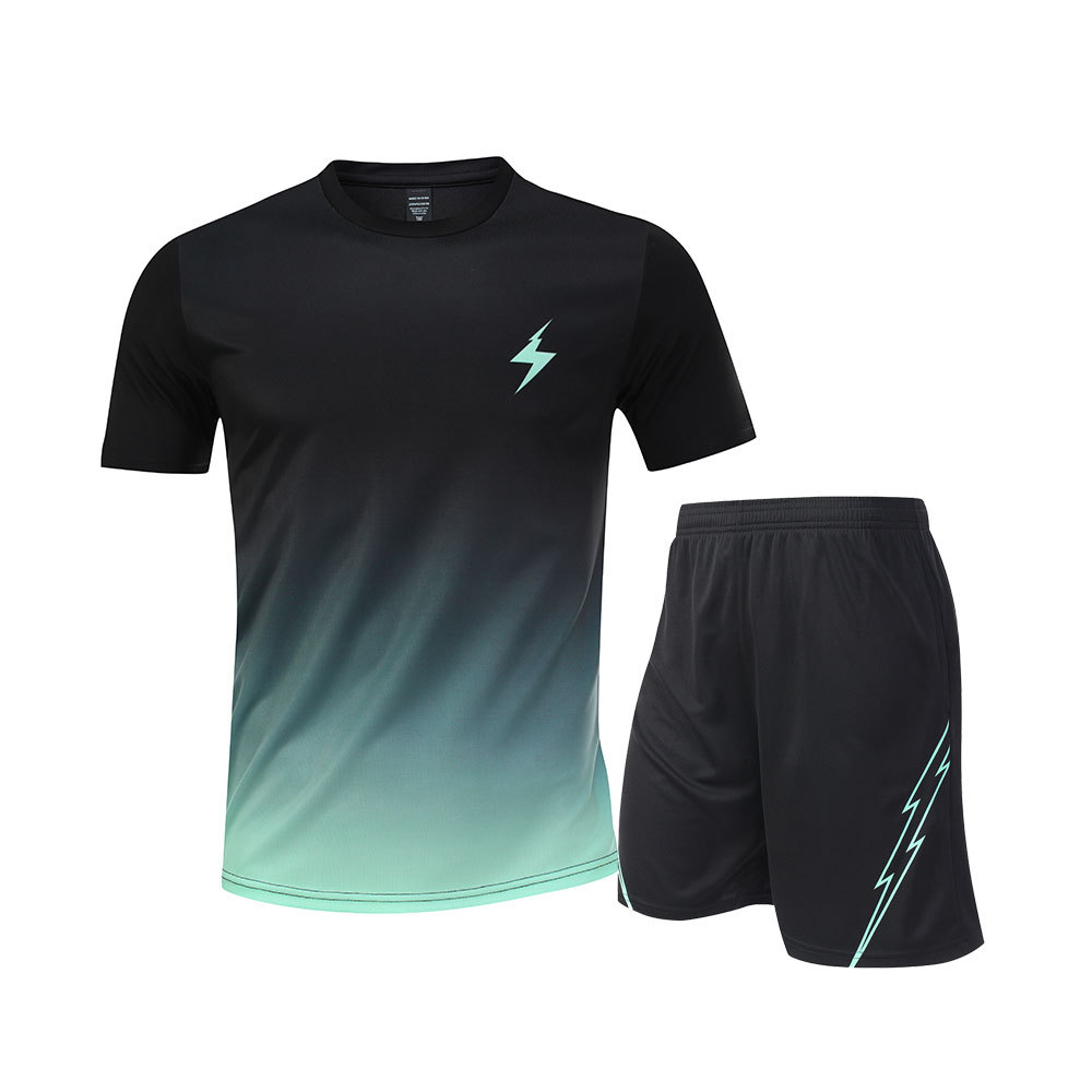 Camiseta de secado rápido hombre juego deportivo suelto hielo de verano delgado ropa de entrenamiento de fitness ropa de correr manga corta al por mayor