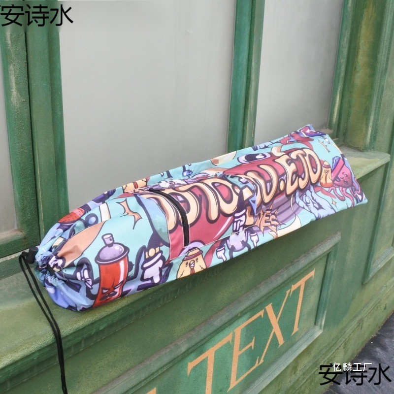 渐变色脚蹼包潮收纳袋自由轻便牛津布脚蹼装备防水梦境蛙鞋包潜长