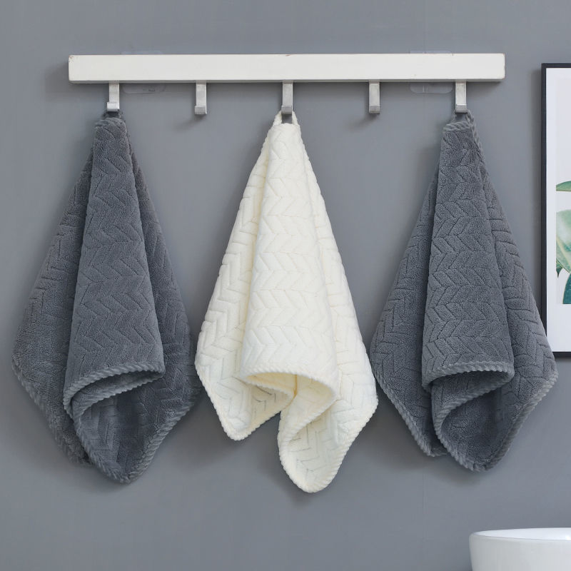 coral towel for home use for face washing
