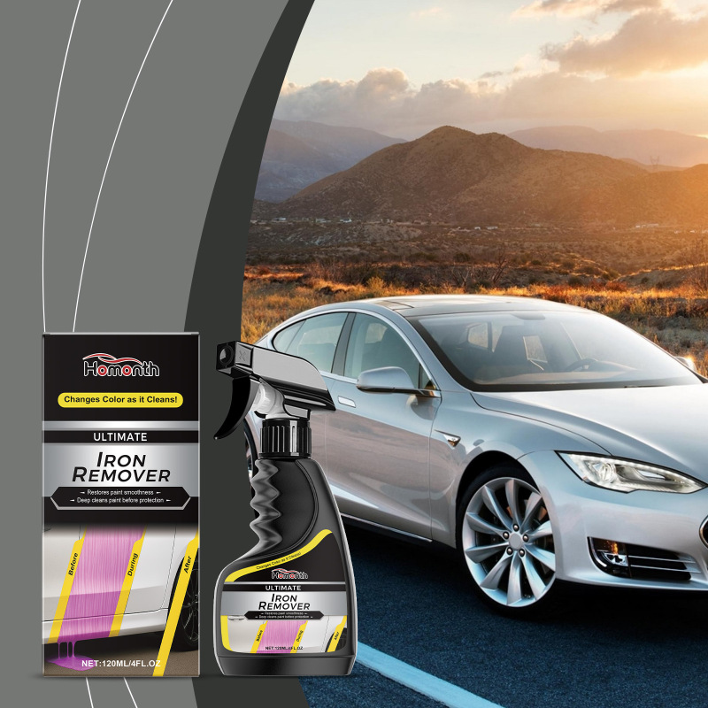 Homonth Car Rust Remover, Car Wheel Hub Metal Surface Cleaning, Rust Removal, Cleaning, Decontamination, and Brightening Cleaner