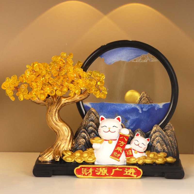 发财树葫芦招财猫摆件开业礼物前台银台客厅装饰搬家乔迁布置|undefined