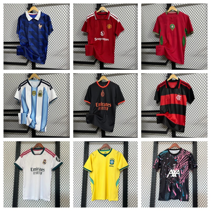 2627 World Cup France Real Madrid Brazil Barcelona Ac Milan Flamengo Liverpool Argentina Jerseys