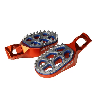 Motorcycle Safety Supplies Pedal Pads Suitable for - suitable-for-ktm24-double-layer-pedals-orange-afp-050605