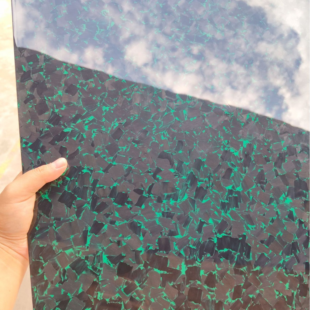 现货供应 彩色碳纤维锻造纹耐高温碳纤维复合材料汽车改装专用