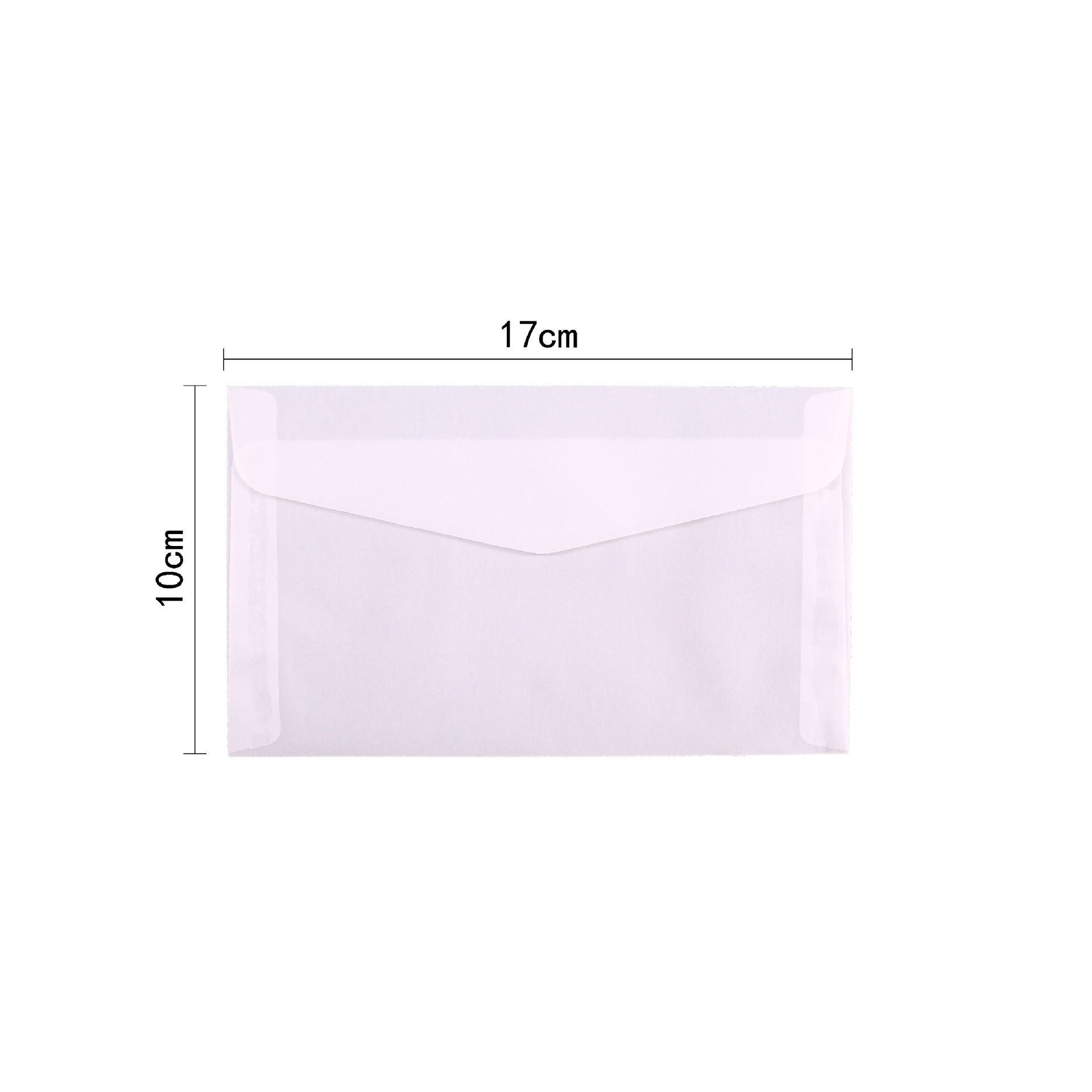 Sobres de papel de ácido sulfúrico transparente al por mayor bolsa de embalaje de invitación de boda tarjeta de bronceado manicura de sentido avanzado bolsa de sobres en blanco