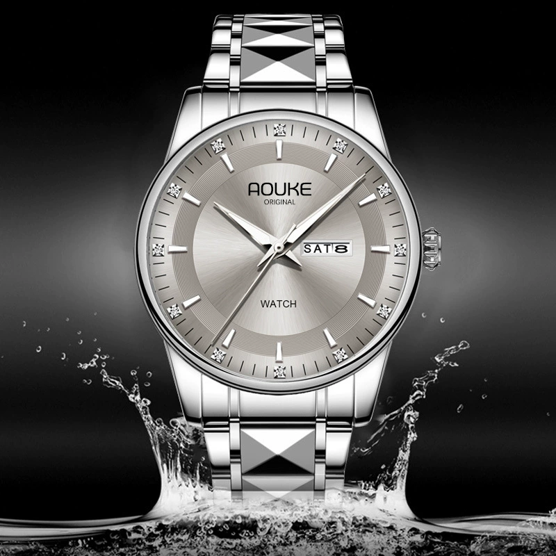 Classic ultra thin waterproof mechanical swiss watch