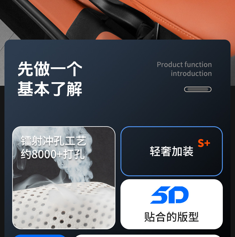 2025 New Car Seat Cushion, Universal for All Seasons, High-End, Ventilated, Cool and Breathable, Summer Cool Single-Piece Main Driver's Seat Cover