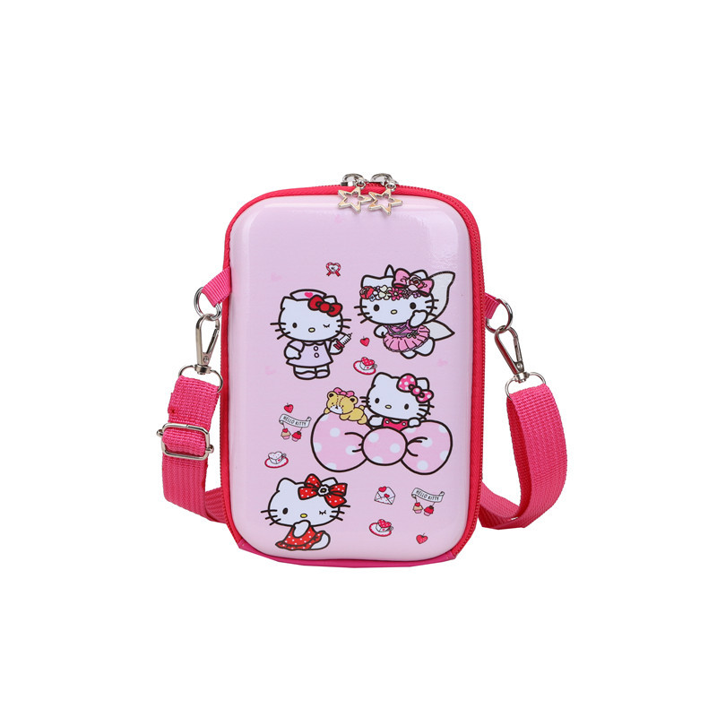 Creativo y simple 2025 nueva tendencia de moda bolso de cáscara de huevo para niños bolso de mensajero de hombro fresco y dulce para mujer de dibujos animados