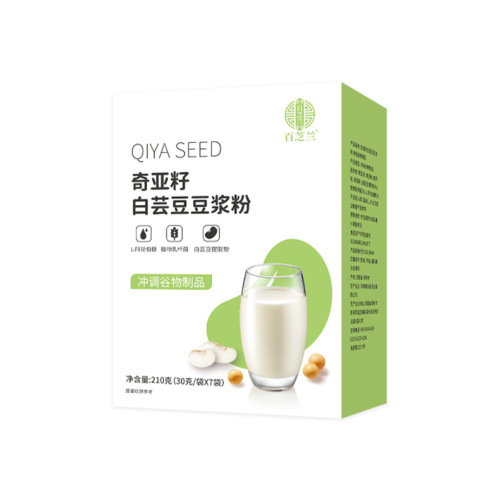 White kidney bean soy milk powder wholesale chia seed high satiety meal replacement soy milk powder customized breakfast instant soy milk powder customized