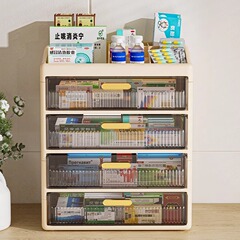 药箱家庭装大号家用分格药品药物收纳盒大容量抽屉式药盒柜收纳箱