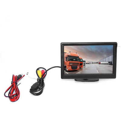 5 inch HD car display truck car reversing Image Display DVD reversing monitoring Image Display (Car display) - 5-inch-desktop-monitor