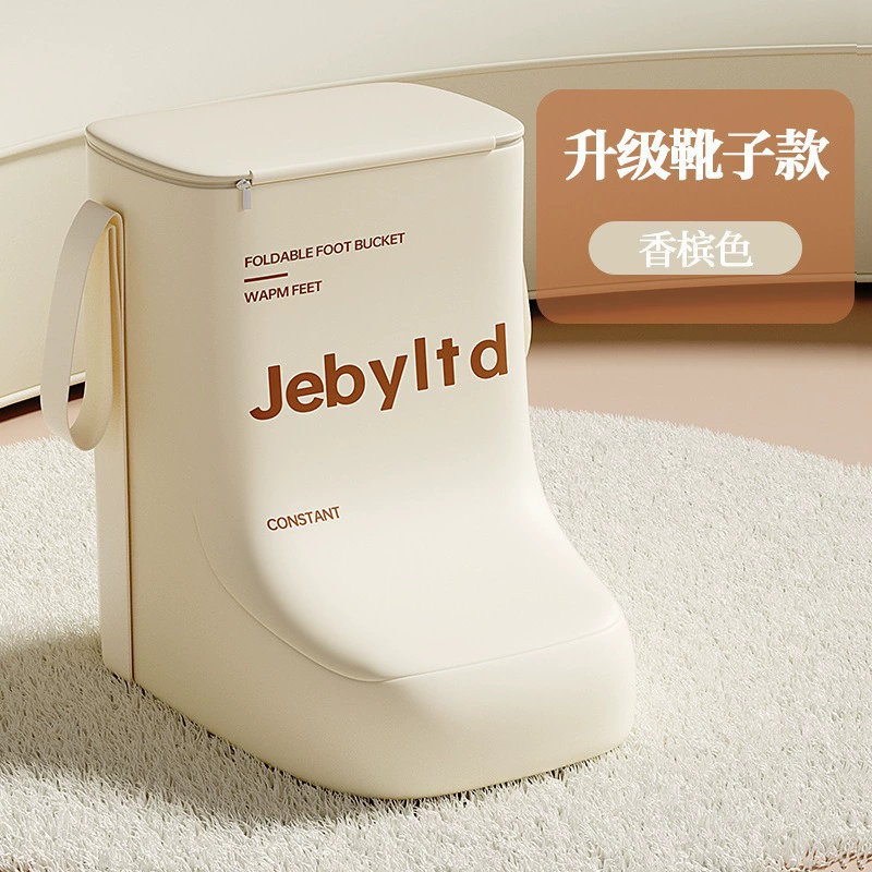 Портативная складная ведро для ножной ванны до икр, глубокое, многофункциональное, с термоизолированием, для умывания ног на улице