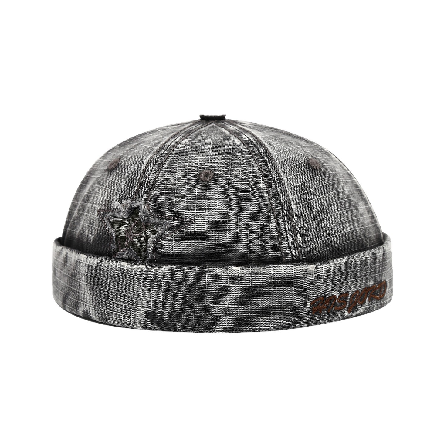 Modas de moda retro hombre retro sombrero de otoño calles hip hop letras pentagrama pegatinas gorras de piel de melón mujer