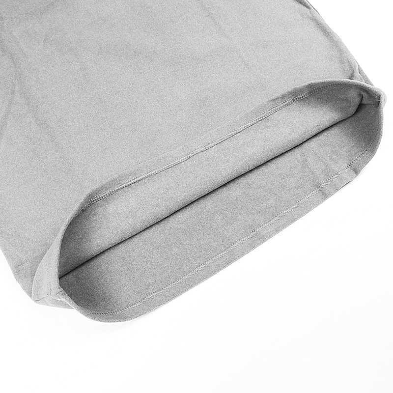 Ropa interior térmica de los hombres de otoño e invierno de terciopelo de doble cara cepillado cuello redondo color sólido Ropa de otoño cálida ropa interior de fondo Despacho de fábrica