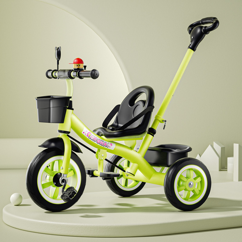 푸시 핸들이 있는 녹색 상단 티타늄 아이들러 ₴₸