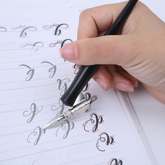 Resin dip pen barrel with logo, replaceable nib, floral artistic calligraphy fountain pen creative pen barrel