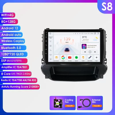 Android large screen car | DVD Navigation - 8128g-wifi4g-lte-version-7862-carplay-eight-cores-9inch-suitable-for-12-15-chevrolet-malibu