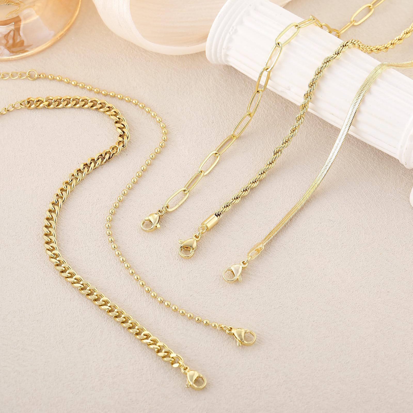 Minimalist Layered Bracelet Set Comfortable Stackable Design_voghion.com