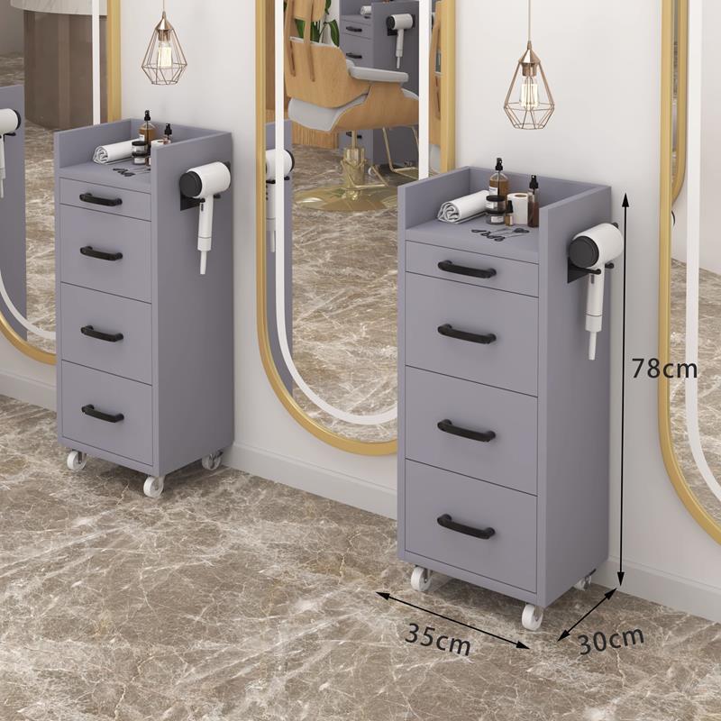 Barbería herramienta gabinete peluquería salón especial peluquería corte de pelo herramienta de gabinete coche salón de belleza herramienta de almacenamiento de mesa con cajón