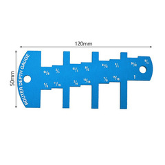 Table saw measuring scale, depth measuring, height limit ruler, aluminum alloy small saw blade, woodworking tools