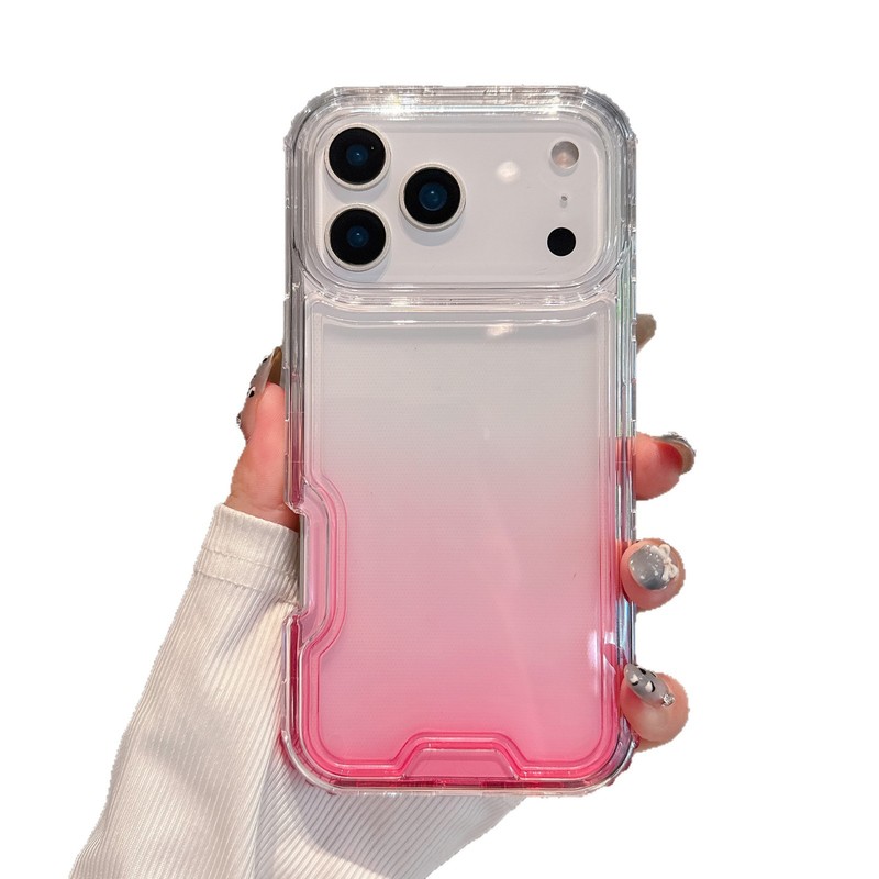东南亚热卖适用于苹果iPhone17ProMax气囊防摔手机壳渐变色TPU|undefined