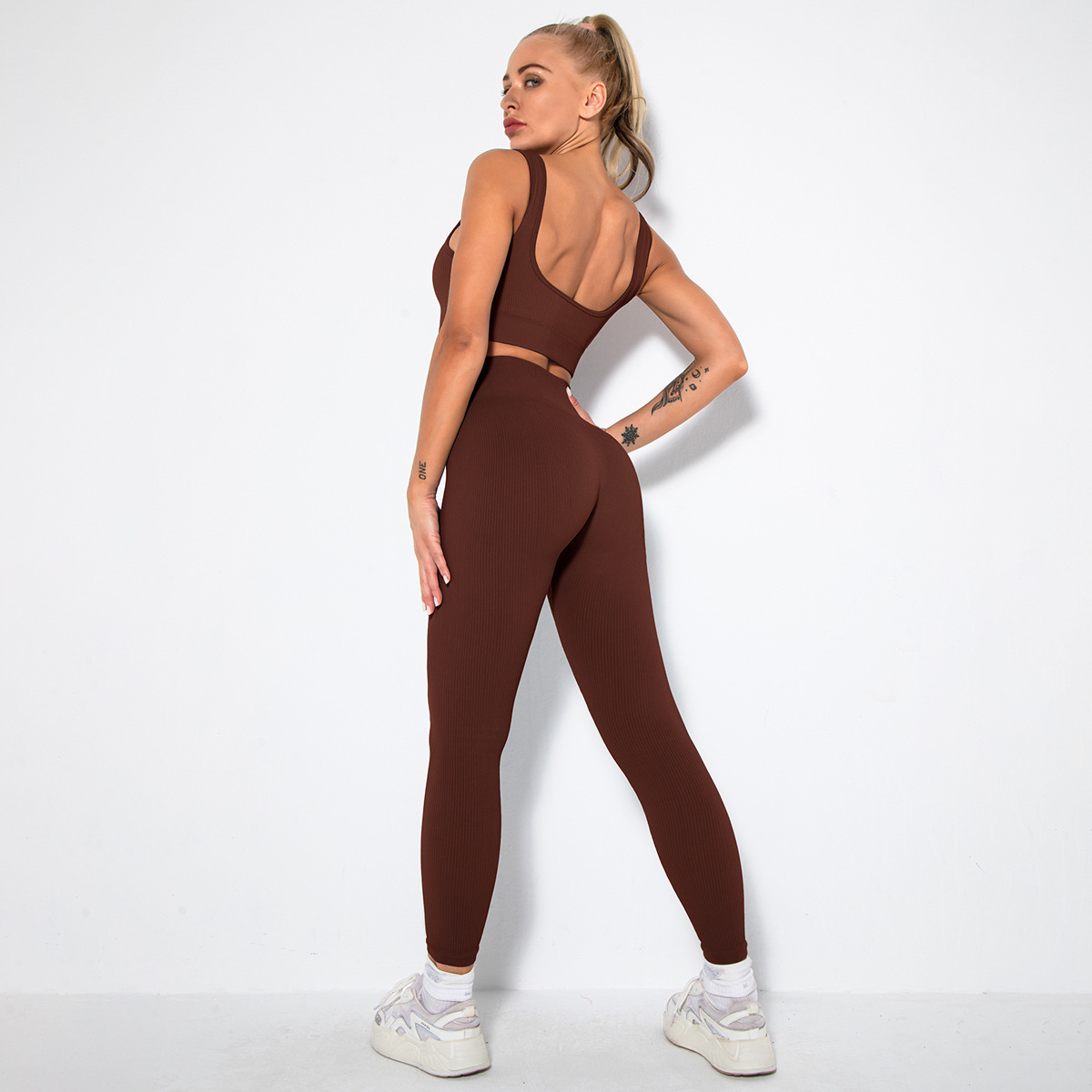 seamless sexy sports fitness set NSLX63092