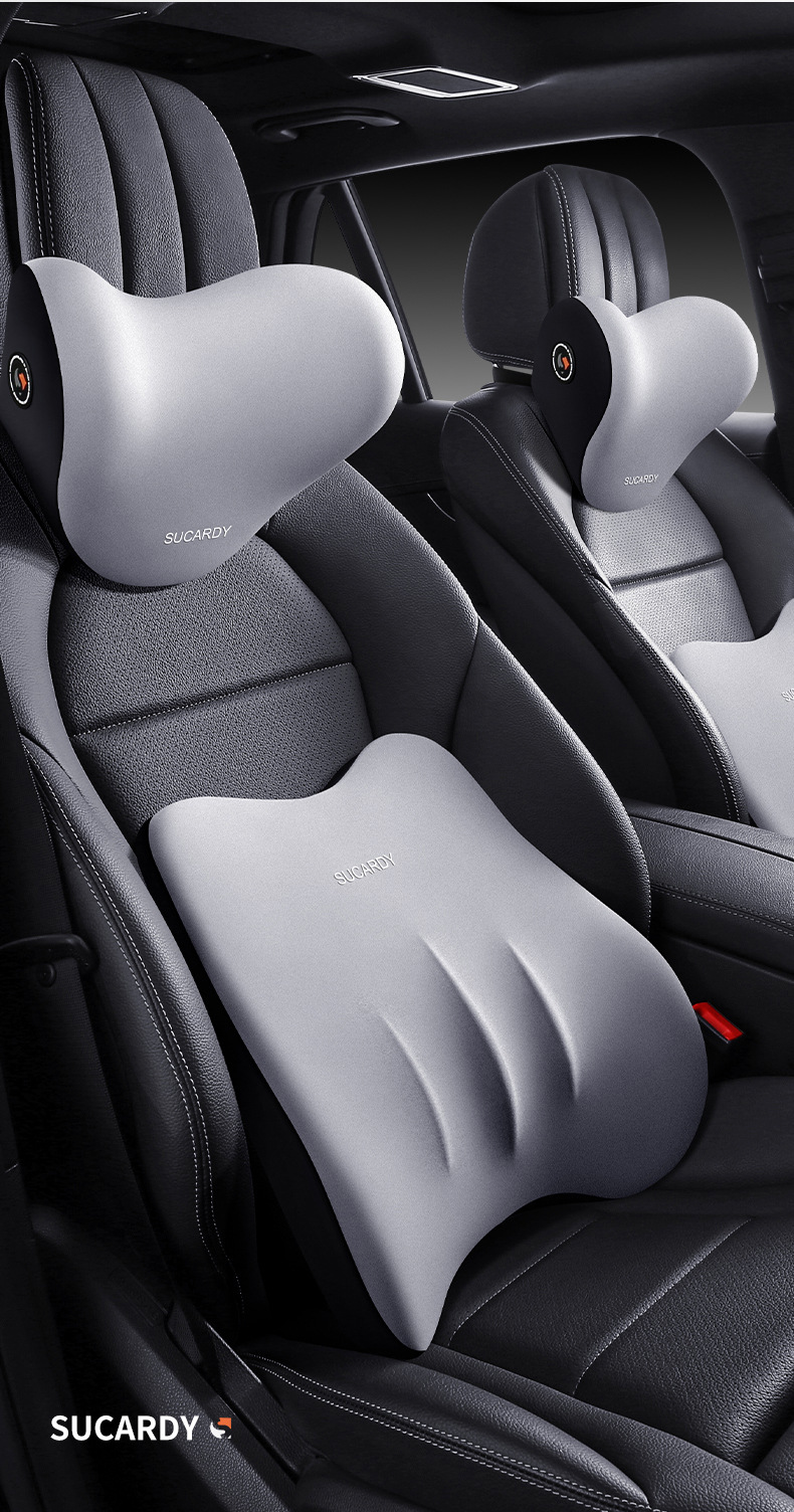Shukati car headrest car sleeping travel pillow v-type car seat pillow car memory foam neck pillow