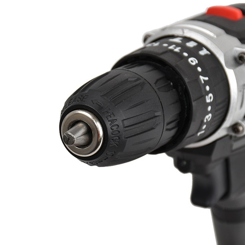 Multifunctional Rechargeable Impact Lithium Electric Drill Industrial Grade Household Electric Screwdriver Set Hand Electric Drill Power Tools