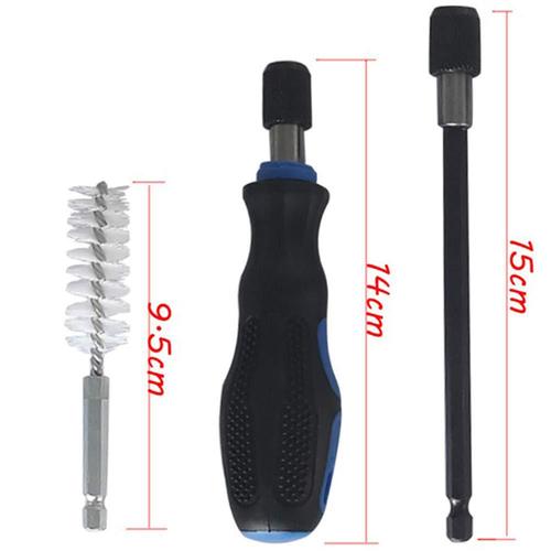 Amazon pipeline cleaning brush, rust removal and unblocking tool, mechanical cleaning multi-function wire brush, nylon brush