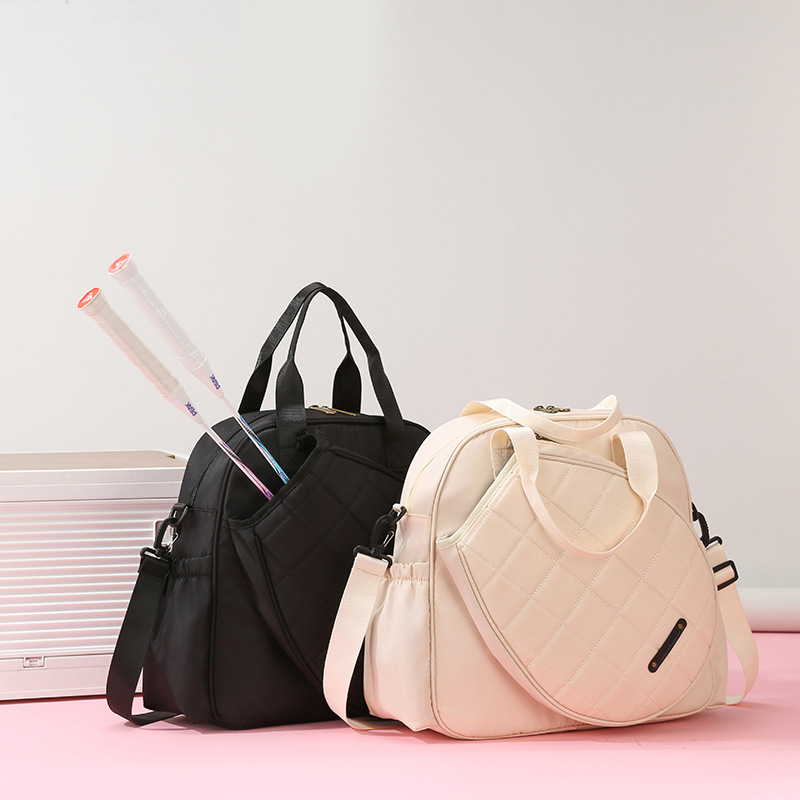 2025 새로운 패션 배드민턴 라켓 가방 여성 어깨 Crossbody 테니스 라켓 가방 대용량 다기능 스포츠 배낭