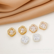 14K����ɫ�Ƕ�ʯ���~���U�ո���diy�ֹ��Ʒ��������
