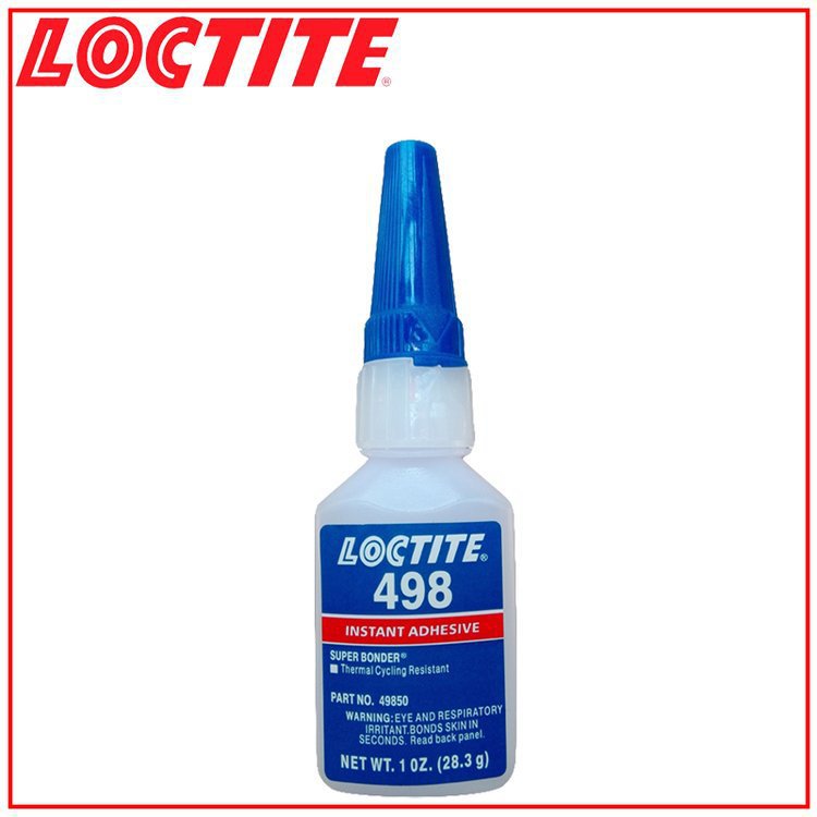 汉高乐泰 LOCTITE 瞬干胶 498 透明，无色至淡黄 1oz/瓶
