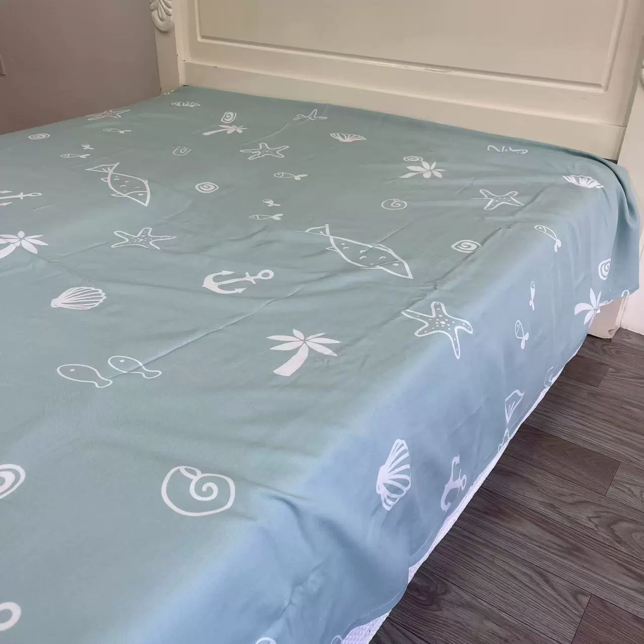 Летнее матрас/материал? Нет, исходная фраза: 'Summer mat, sheet, pillowcase, set, 3 piece set, increased thickness'