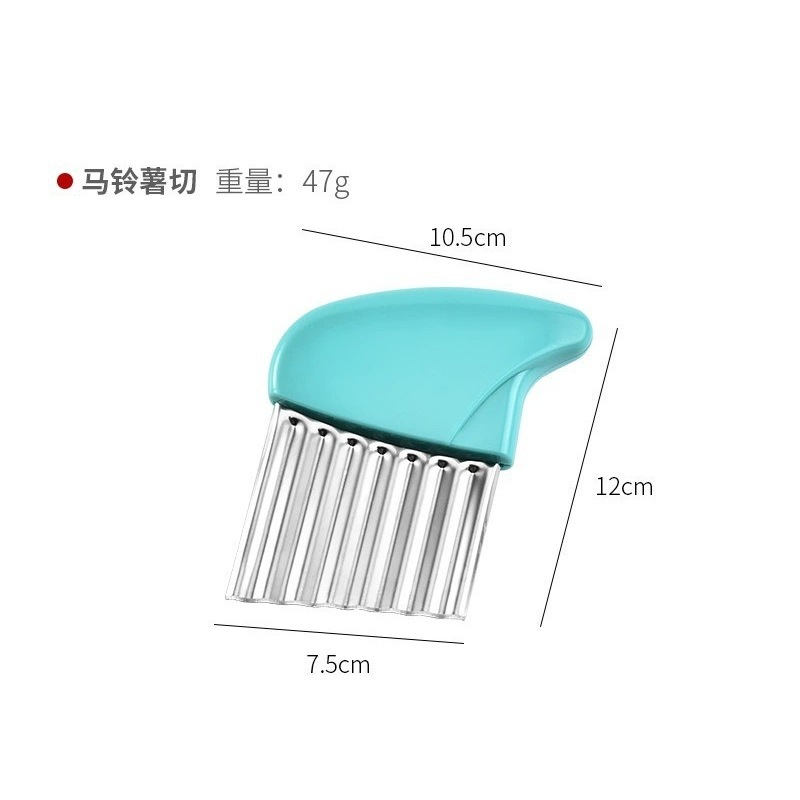 厂家批发多功能不锈钢土豆切片器薯条波浪纹切条器厨房工具创意|undefined