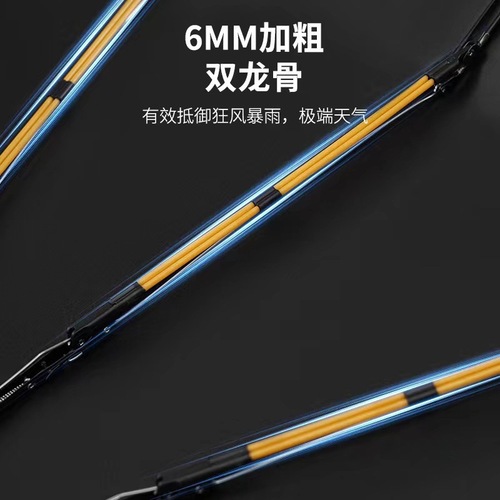 24-rib Double-Frame Umbrella, Fully Automatic, Large Size, Sun & Rain Protection, Folding Design, Perfect as a Gift