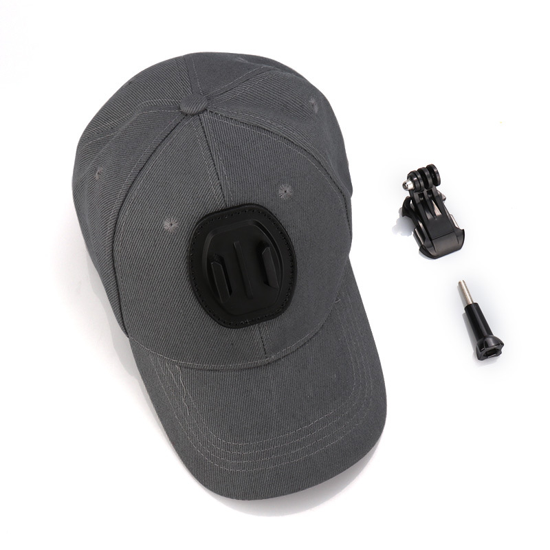 TikTok pesca al aire libre gorra a prueba de sol GoPro sombrero headwear soporte primera vista accesorios de disparo transmisión en vivo