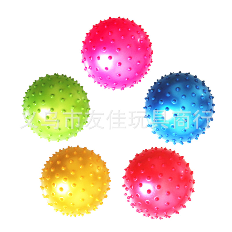 Thick massage ball Burr stab ball large 6 inch baby feeling children inflatable toy ball bouncy ball dance jump ball