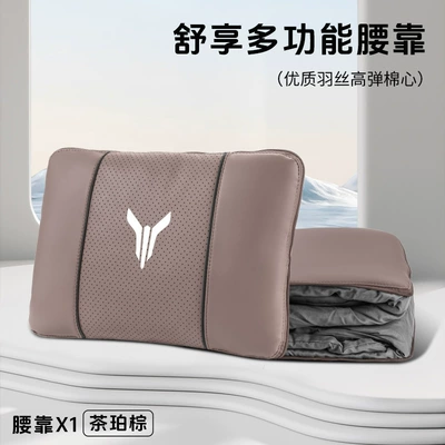 Headrest – Pillow Pillow - lantu-tea-cypress-brown-multifunctional-lumbar-pillow-quilt