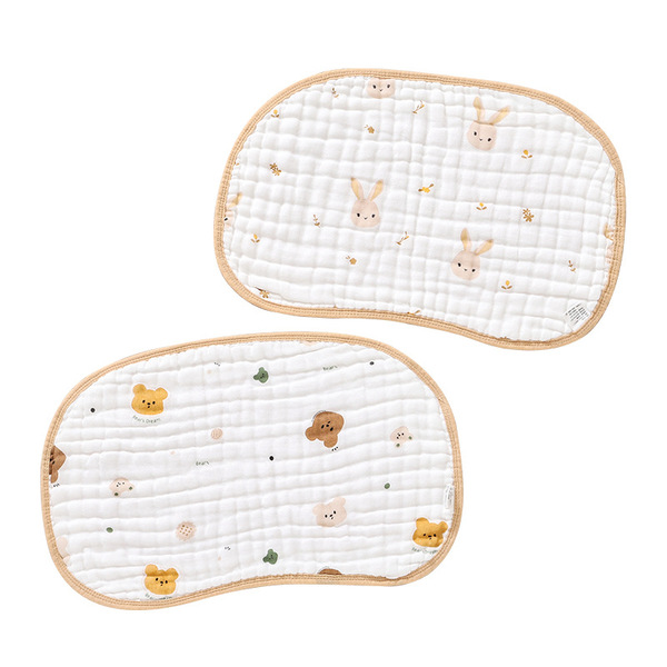 Children's breathable cotton gauze pillow for new born for…