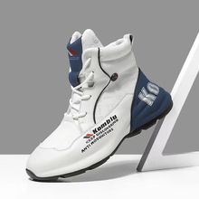 男士鞋欧洲站冬季舒适百搭高帮包底鞋时尚潮流运动时尚时尚休闲鞋