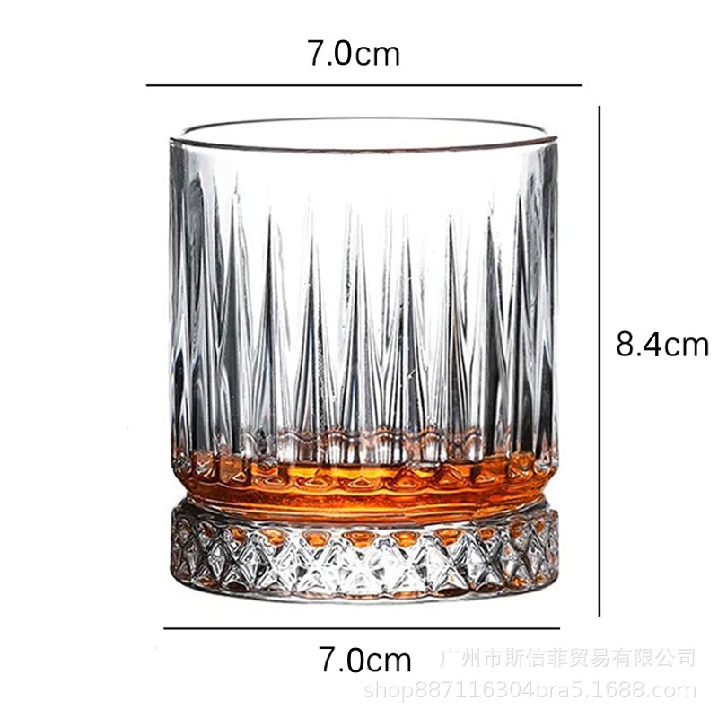 Suministro directo de fábrica de vasos de whisky, vasos de cerveza engrosados, bares transfronterizos, vasos de vino con aroma de cristal de alto valor