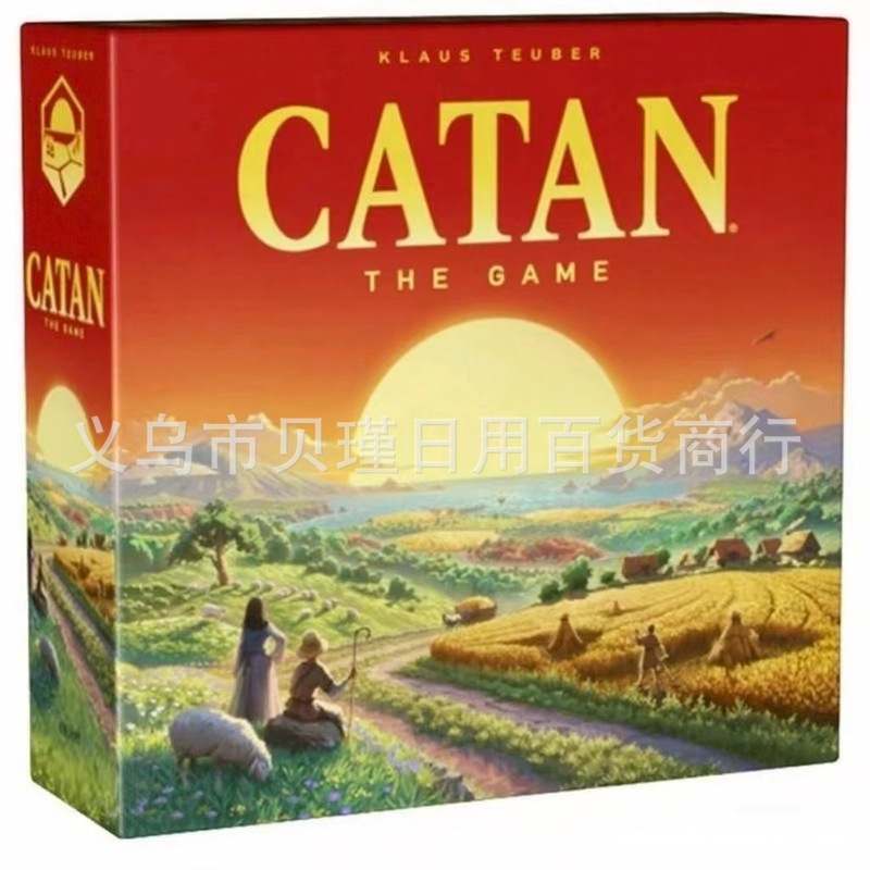 跨境新款CATAN Board Game卡坦棋盘游戏 益智休闲玩具游戏卡牌|undefined
