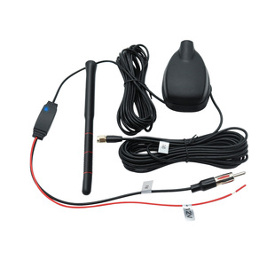 Multifunctional car radio antenna combination GPS + FM/AM + DAB car radio amplifier antenna
