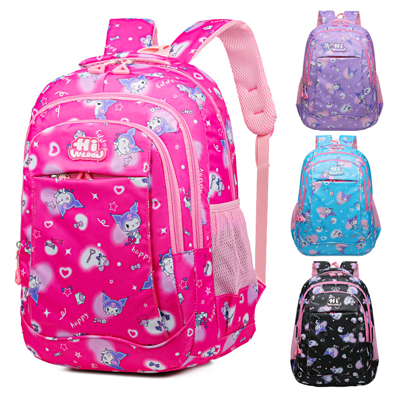 Mochila transfronteriza moda escuela secundaria escuela primaria niños niña mochila escolar linda impresión mochila de gran capacidad