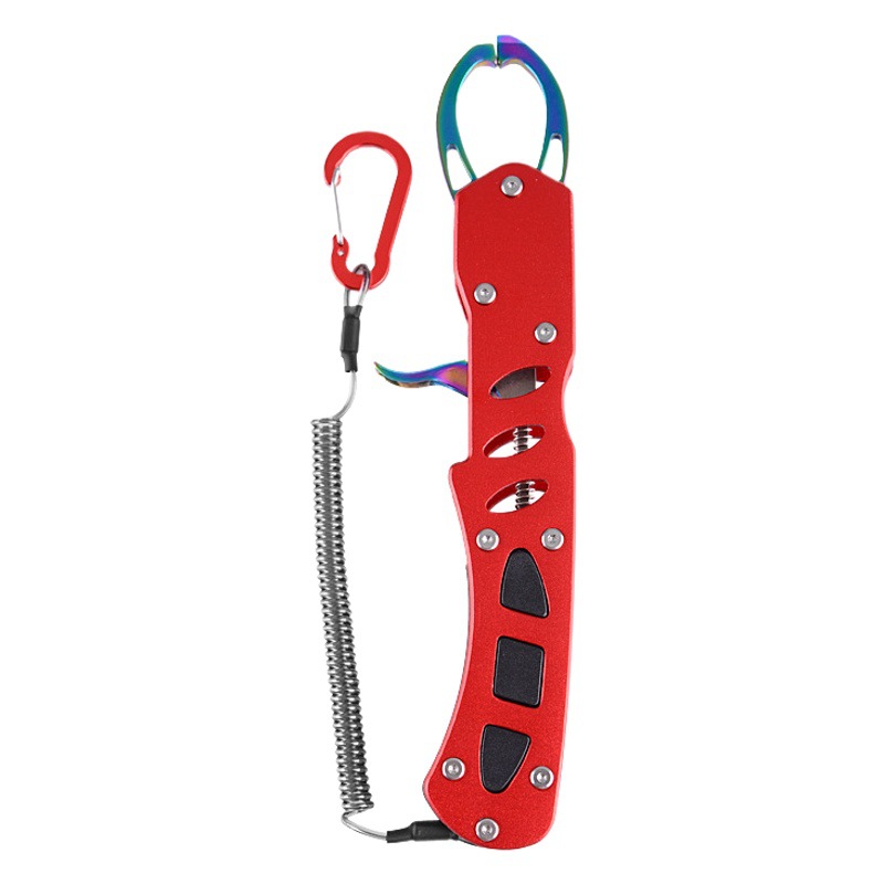 Large fish control device Luya pliers suit thickened Seiko aluminum material fish control hook fish clamp Luya pliers fishing tools