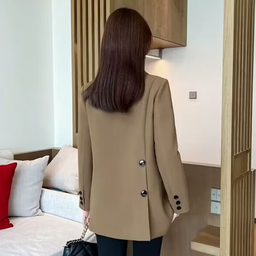 Women's 2026 Spring and Autumn New Korean Style Fitted Small Figure Casual Elegant Blazer Jacket