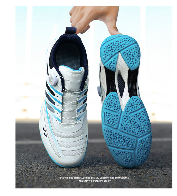 Giày thể thao cầu lông tennis chuyên nghiệp unisex siêu nhẹ thoáng khí chống trượt — 9212 Trăng Xanh, 9212 xanh nhạt, 9212 Đen Cam chi tiết 20