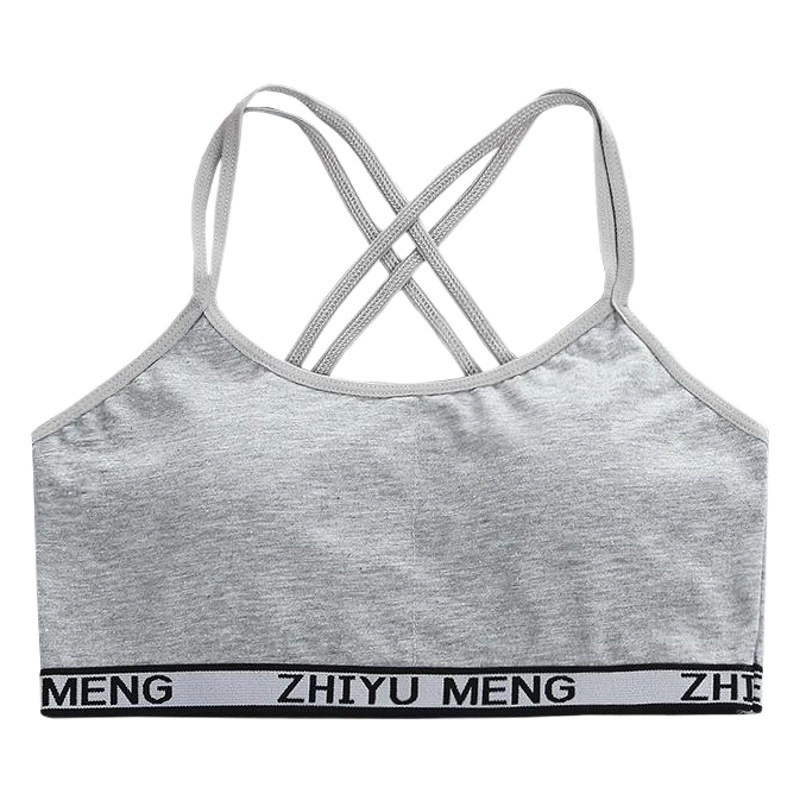 Нижнее белье с бюстгальтером для девочек От 9 до 14 лет Новое нагрудное белье с запахом Xia Mei Back Средняя школа для детей средней школы
