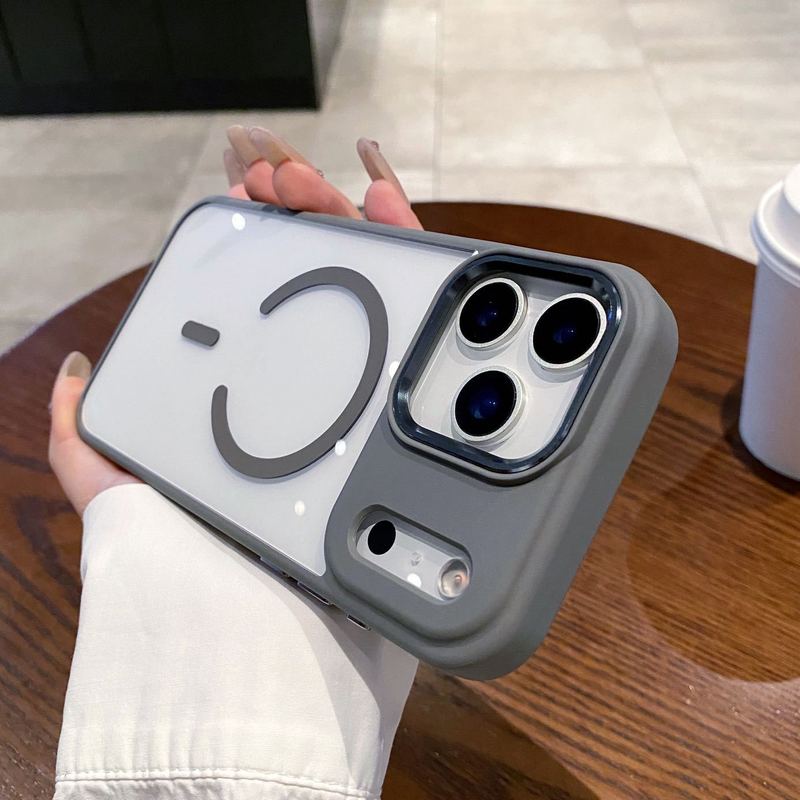 五金镜头适用iPhone17promax手机壳苹果17Air简约高级感磁吸新款|undefined