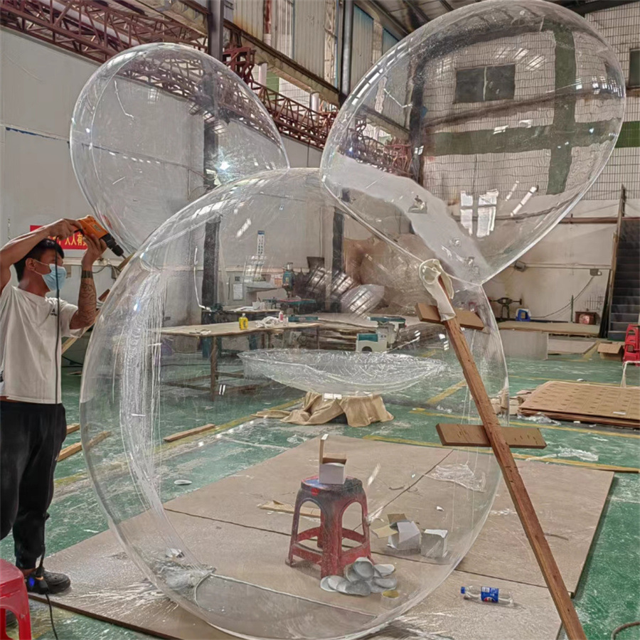 按需制作大型动物头型头像亚克力吹塑道具有机玻璃大型展示道具球